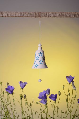 Sino é feito de argila branca com estampado - MADEheart.com