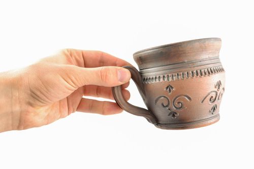 Tasse à thé en céramique faite main - MADEheart.com