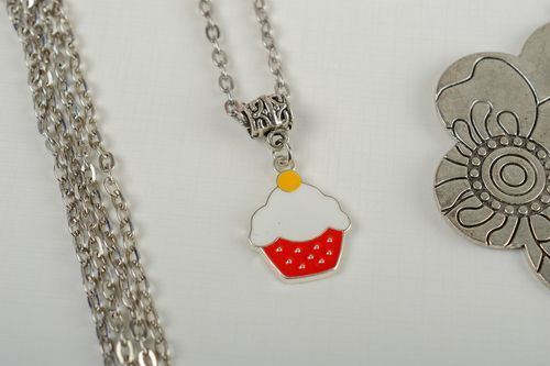 Beautiful pendant handmade metal pendant trendy pendant metal jewelry for girl - MADEheart.com