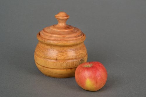 Handmade wooden pot - MADEheart.com