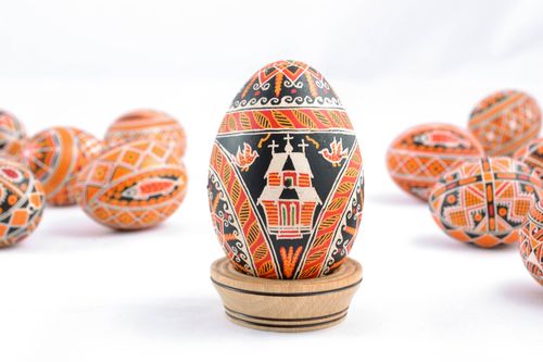 Beautiful handmade painted goose egg - MADEheart.com