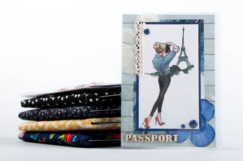 Handmade passport cover fashion accessories handmade ideas small gifts - MADEheart.com