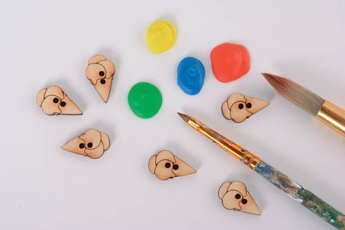 Peças para criatividade em forma de botões em forma de sobremesa  - MADEheart.com