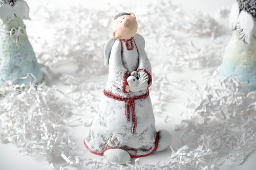 Christmas figurine Ukrainian Angel - MADEheart.com