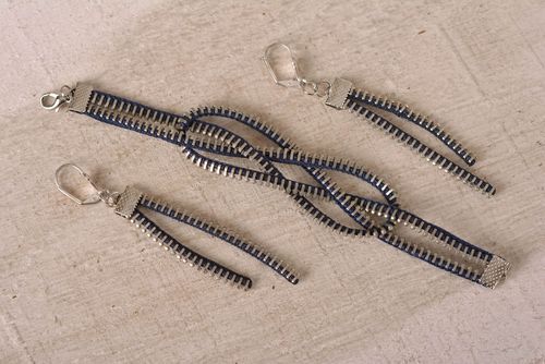 Bracciale chiusura lampo fatto a mano orecchini originali braccialetto di moda - MADEheart.com