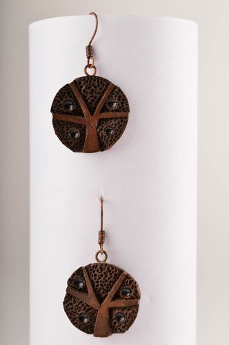 Ceramic jewelry handmade earrings gifts for women fashion accessories - MADEheart.com