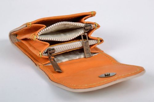 Leather purse - MADEheart.com