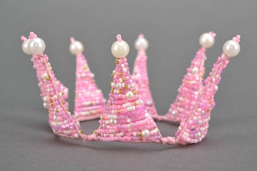 Pink crown for girl - MADEheart.com