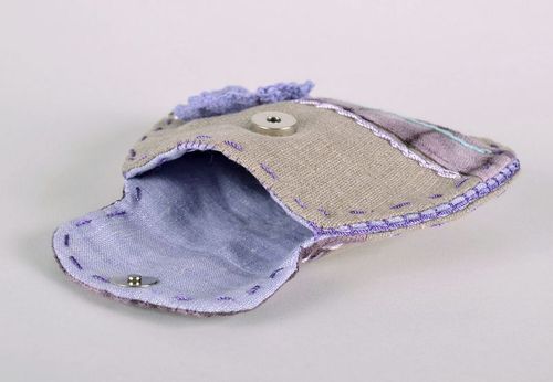 Purple purse for coins - MADEheart.com