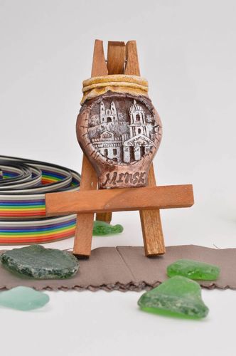 Magnet frigo fait main Aimant ville pour frigo Déco cuisine en plâtre Idée cade - MADEheart.com