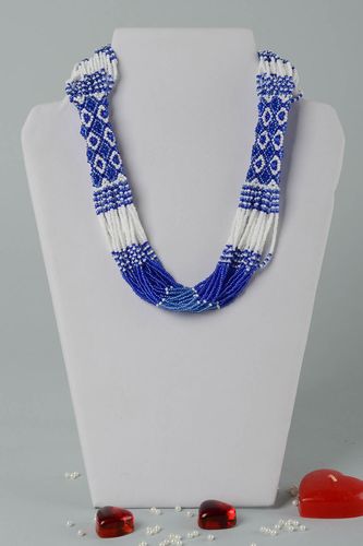 Designer necklace handmade gerdan beaded neck accessory massive ethnic necklace - MADEheart.com
