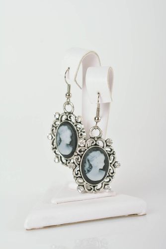 Handmade polymer clay earrings designer beautiful jewelry earrings with charms - MADEheart.com