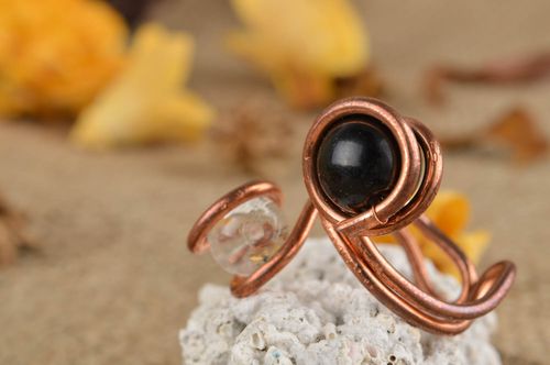 Handmade jewelry rings for women copper jewelry big rings metal jewelry - MADEheart.com