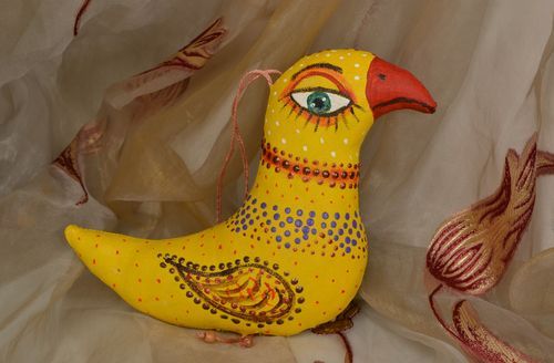 Kuscheltier-Anhänger Vogel - MADEheart.com