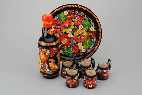 Wooden potatory set Nightingale - MADEheart.com