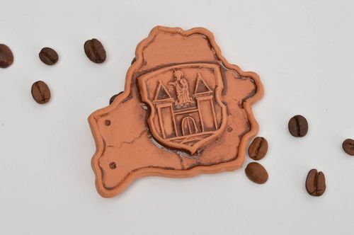 Beautiful homemade clay fridge magnet stylish ceramic magnet souvenir ideas - MADEheart.com