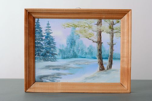 Modernes Öl Gemälde Es wird wärmer - MADEheart.com