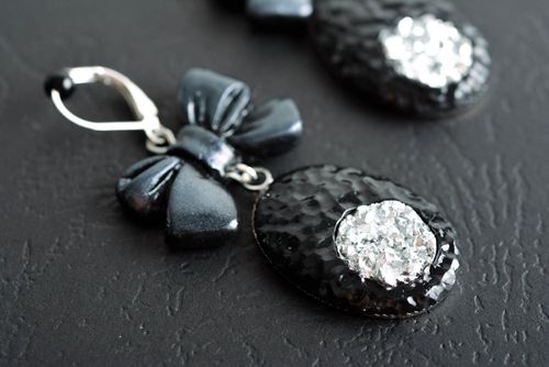 Pendientes hechos a mano de arcilla bisutería artesanal regalo original - MADEheart.com