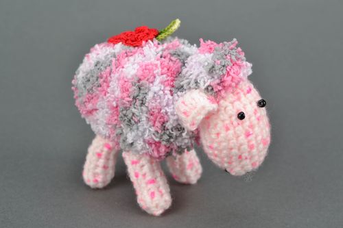 Crochet toy Small Sheep - MADEheart.com