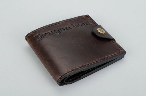 Leather wallet Dragon s soul - MADEheart.com
