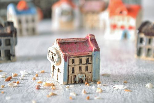 Figura original de arcilla Cafetería - MADEheart.com