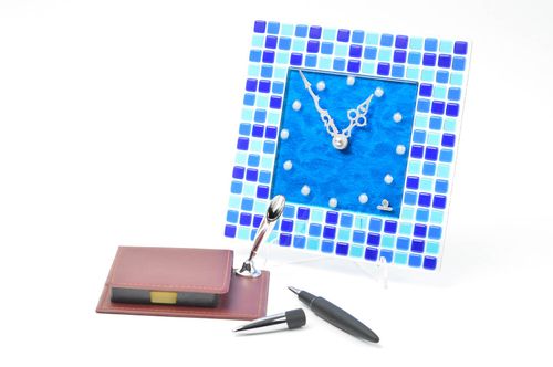 Handmade clock wall clock designer clock gift ideas interior decor kitchen clock - MADEheart.com