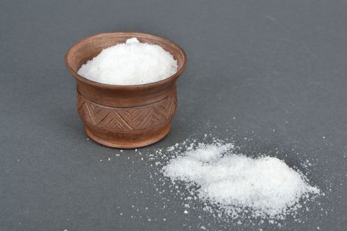Pot for salt made of clay - MADEheart.com