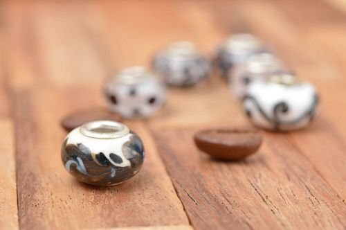 Handgemachte Glasperlen originell Lampwork Perlen Schmuckperlen zum Basteln - MADEheart.com