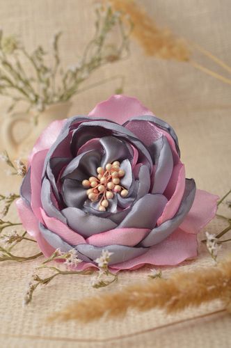 Flower hair clips handmade jewellery brooch jewelry designer accessories - MADEheart.com