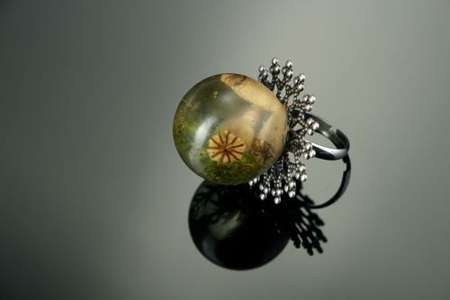 Ring with natural plants - MADEheart.com