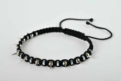 Spike necklace handmade necklace macrame necklace handmade stylish jewelry  - MADEheart.com