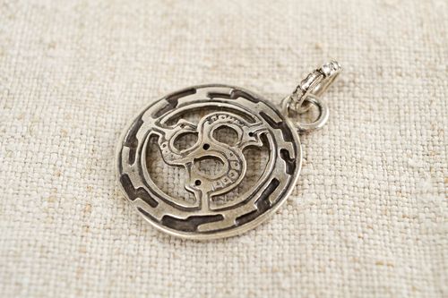 Schmuck handgemacht Damen Accessoire Geschenk für Frauen Ketten Anhänger Metall - MADEheart.com