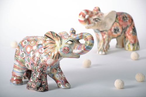 Ceramic painted statuette - MADEheart.com