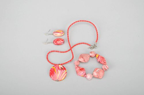 Handgemachtes Schmuckset Lava - MADEheart.com