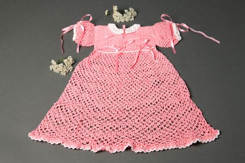 Красивое детское платье ручной работы одежда для девочки вязаное детское платье - MADEheart.com
