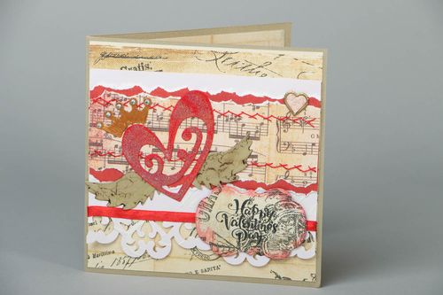 Поздравительная открытка С Днем святого Валентина - MADEheart.com