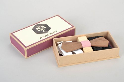 Wooden bow tie for men - MADEheart.com