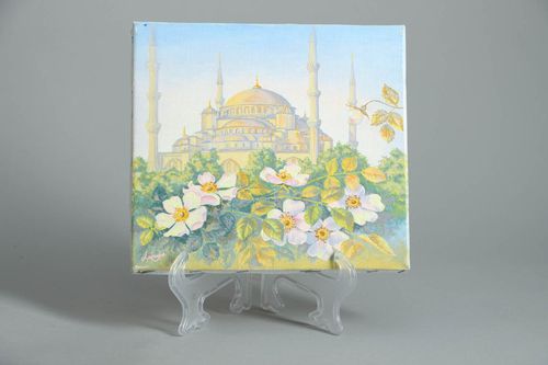 Oil painting Taj Mahal - MADEheart.com