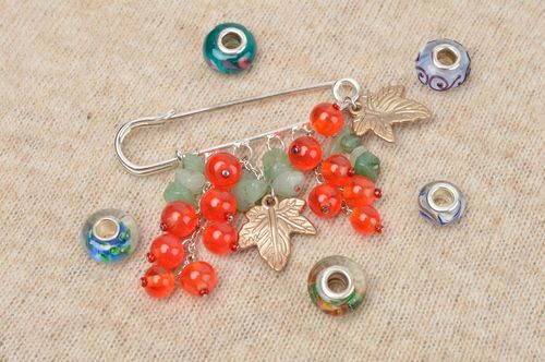 Schmuck Brosche Schmuck aus Glas Handmade Geschenk für Frauen Designer Schmuck - MADEheart.com