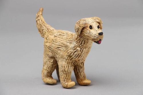 Statuette originale chien Ami fidèle - MADEheart.com