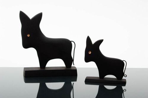 Figuras de madera artesanales elementos decorativos decoraciones de interior - MADEheart.com