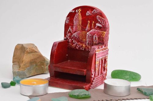 Soporte para mesa hecho a mano de yeso decoración de hogar objeto decorativo - MADEheart.com