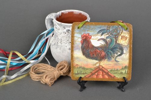 Pannello in decoupage fatto a mano decorazione da parete elemento decorativo - MADEheart.com