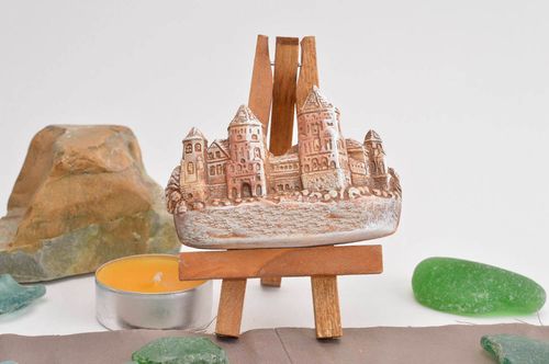 Magnet pour frigo fait main Objet en plâtre Aimant souvenir Déco cuisine - MADEheart.com