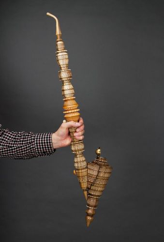 Pipa decorativa fatta a mano Pipa di legno Oggetti da collezione Pipa da uomo - MADEheart.com