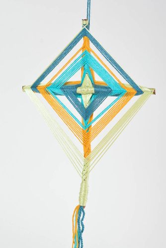 Wall mandala thread mandala handmade wall decor home talisman decorative use onl - MADEheart.com