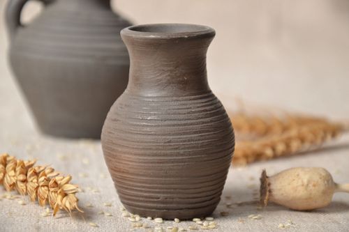 Маленькая глиняная ваза - MADEheart.com