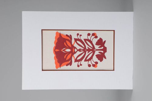 Handmade wall picture paper cutting art wall hangings handmade interior decor - MADEheart.com