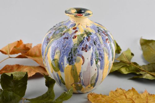 Handgemachte Keramik kleine Vase Keramik Deko Dekoration Vase interessant schön - MADEheart.com