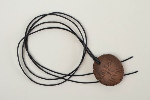 Schmuck für Frauen handmade Anhänger aus Ton Keramik Anhänger Damen Schmuck   - MADEheart.com